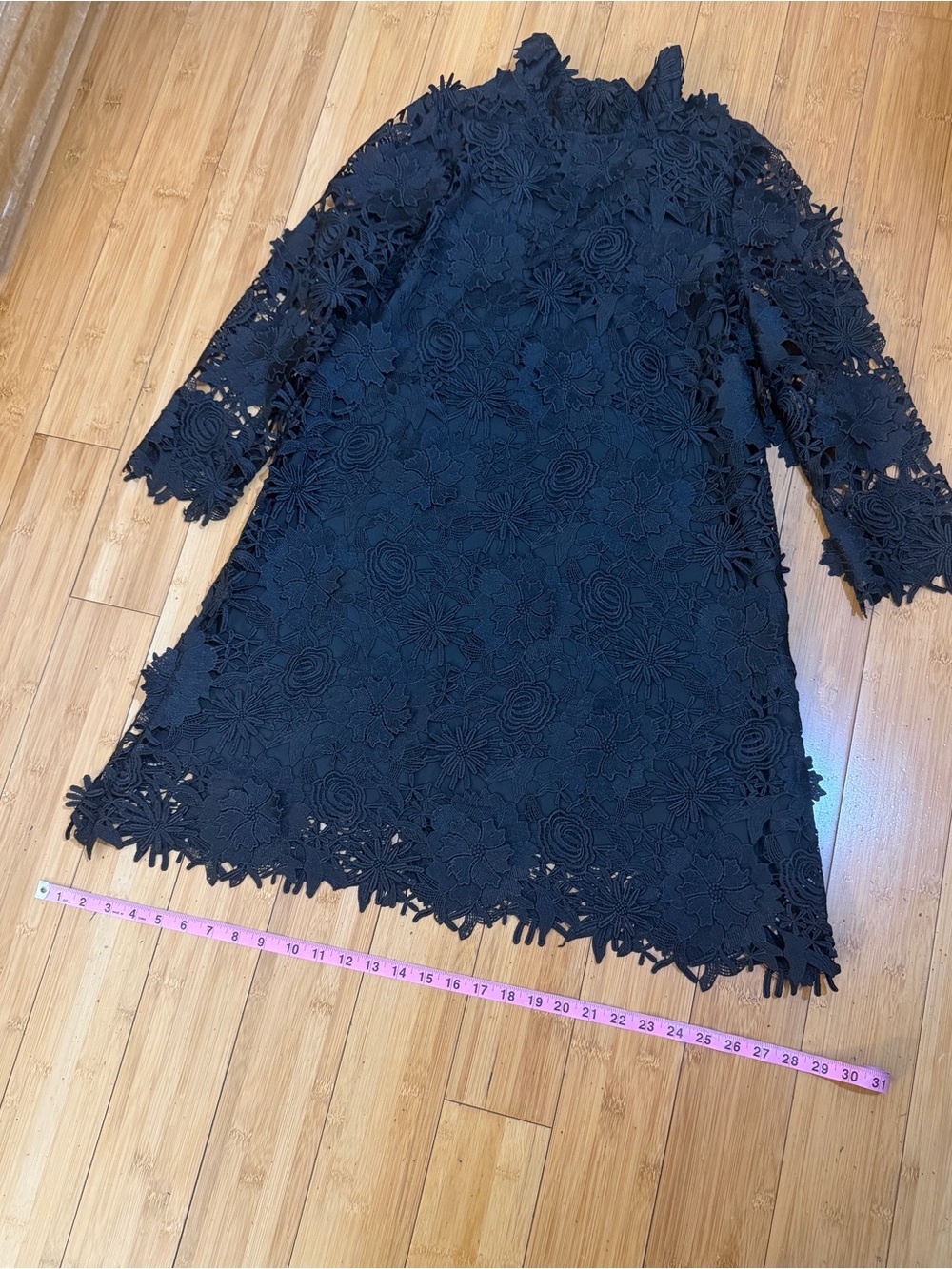 Tuckernuck Guipure Lace Daphne Dress Black Size S - Picture 12 of 16